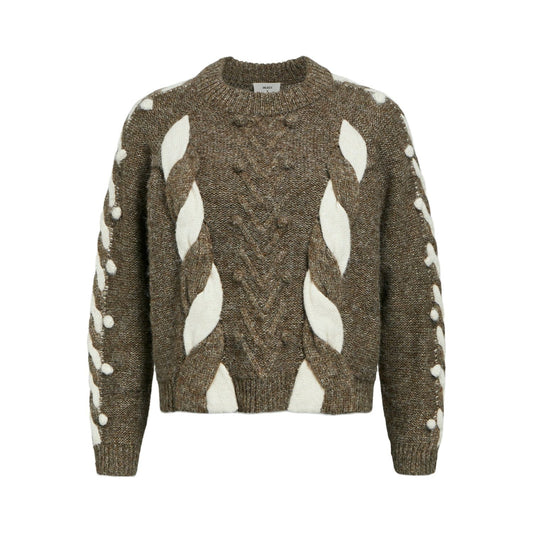 OBJRAVI RE L/S KNIT PULLOVER