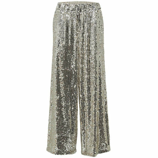 SLFSELENE HW WIDE MAXI SEQUINS PANTS